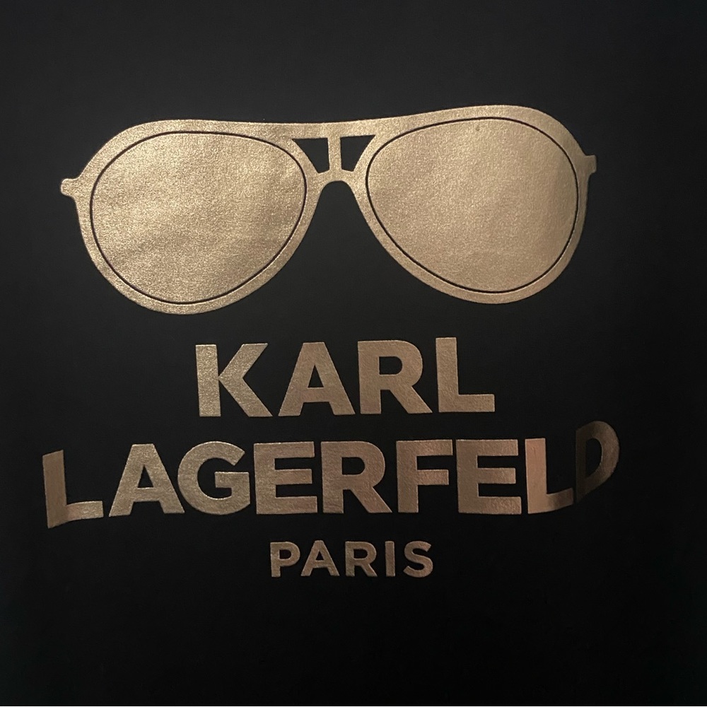 Karl Lagerfield black Tshirt dress